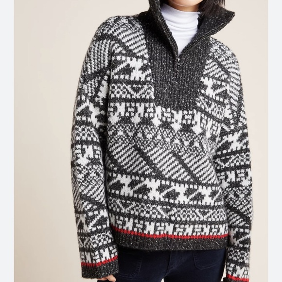 Line / Anthropologie oversized winter sweater ❤️ - Picture 3 of 8